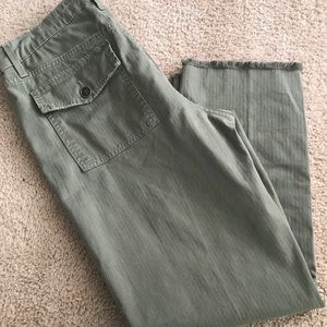 JOE Jeans! Olive green cropped! Never worn!